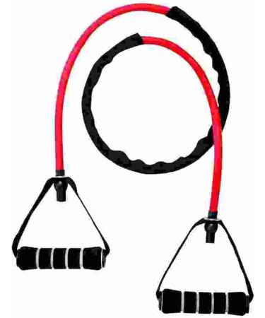 IBF Iron Body Fitness Resistance Band Exercise Cord with Protective Sleeve - Light Resistance - Buy Online on GoSupps.com