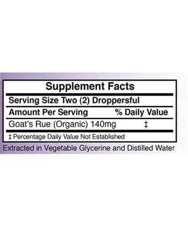 Herb Lore Goats Rue Tincture - Alcohol Free Lactation Supplement | 4 fl oz for Increased Breast Milk Production - Buy Online on GoSupps.com