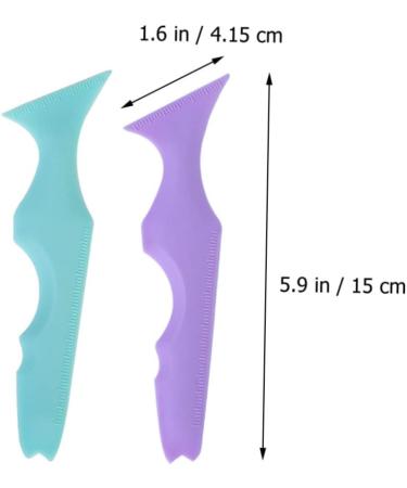 MAGICLULU 6 Pcs Silicone Beauty Ruler Silicone Molds Eyeshadow Eyeliner Stamp Eyeliner Aid Protection Sample - Buy Online on GoSupps.com