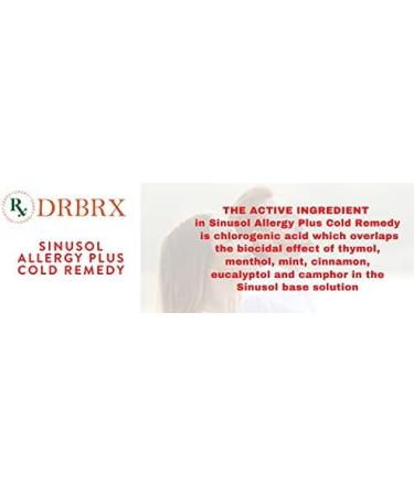 Sinusol DRBRX Nasal Spray for Allergy Relief Plus Cold Remedy Rapid Relief of Congestion and Sinus Pressure 2 Ounce - Buy Online on GoSupps.com