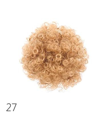 Shop Synthetic Puff Afro Short Kinky Curly Chignon Hair Bun - Drawstring Ponytail Wrap Hairpiece | 27 Fake Hair Extensions - Buy Online on GoSupps.com