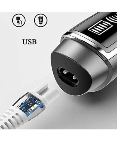 USB Rechargeable Nose Hair Trimmer | 4 in 1 Men's Grooming Kit - Professional & Painless Ear/Nose Hair Remover - Buy Online on GoSupps.com