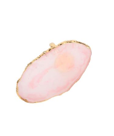 For Resin Mini Nail Art Gel Polish Color Mixing Plate Tips Display Holder Manicure Tools Pink