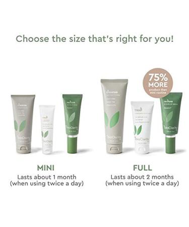BioClarity 3-Step Acne Routine Mini Size | Clean Vegan Acne Treatment for Oily Skin | Includes Cleanser & Gel Set - Buy Online on GoSupps.com