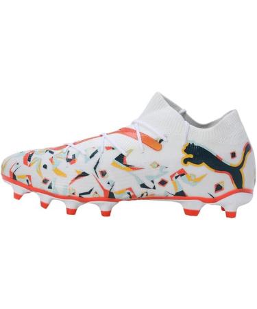 PUMA Men's Future 7 Match Creativity FG/AG Soccer Shoes - White Ocean Tropic Turquoise - Size 43 EU - International Shipping Available - Buy Online on GoSupps.com