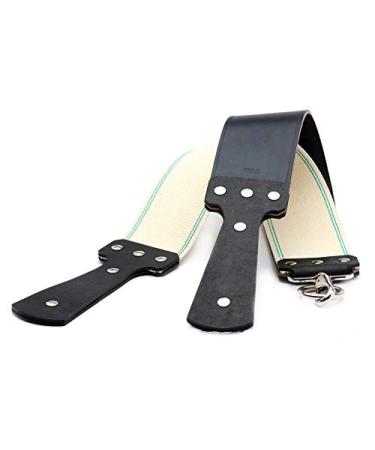 Razor Emporium English Bridle & Canvas Straight Razor Strop | Handcrafted in USA - Buy Online on GoSupps.com