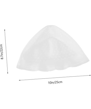 FRCOLOR Dyeing Cap Hair Dyeing Decolorante Para Tools Colouring Colour Caps Metal Cap Frosting Hair Bleaching Cap Marking Salon Silicone Dye Cap Hair Colour Baked Oil Cap Main White - Buy Online on GoSupps.com
