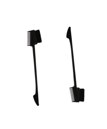 Mipcase 12 Pcs Eyelash Styling Tool Set | Eyelash Comb Grooming Brush & Eyebrow Applicator - Black Makeup Tools for Perfect Lashes & Brows - Buy Online on GoSupps.com
