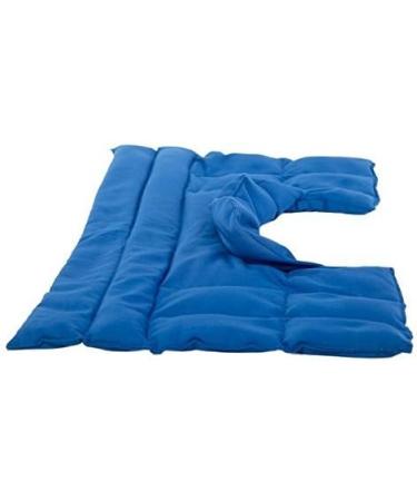 Rapeseed Cushion Neck Pillow - Bio-Fabric Gentian Blue | Warmth & Comfort for Shoulders - Buy Online on GoSupps.com