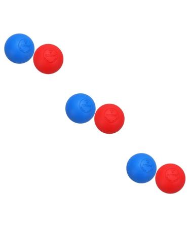 Beavorty 6 STK Lacrosse balls massage massage roller spiky massage mobility balls massage ball fascia ball for feet muscle roll yoga ball healthcare massage bunker scroll wheel