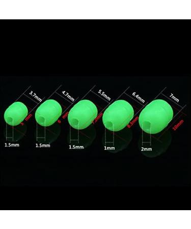 100Pcs Round Glow Beads Fishing Lure Floating Float Tackles