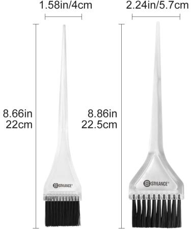 STYLANCE 4Pcs Professional Salon Hair Coloring Kit - Dye Brush, Mixing Bowl, Measuring Cup - Hair Dye Tools for DIY Salon at Home - Buy Online on GoSupps.com