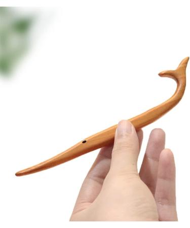 LALAFINA Peach Wood Hairpin Tocados Para El Hair Accessory Wooden Hair Stick Long Hair Chopstick Hair Barrettes Hair Clip Hair Chopsticks Japanese Hair Sticks - Buy Online on GoSupps.com