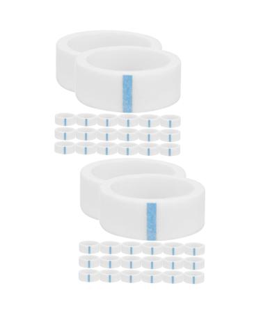 MAGICLULU 40 Rolls Non-woven Fabric Garment Tape Skin Tape White Out Tape Eyelash Tape for Lash Extensions Breathable Fabric Tape Makeup Stuff Lash Extensions Supplies Extend Eyes