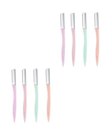 FOMIYES 8 Sets Eyebrow Remover Portable Eyebrow Trimmer Eyebrow Makeup Tool Kit Eyebrow Razor Eyebrow Shaper
