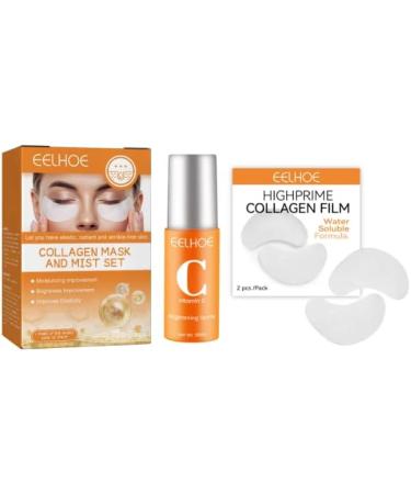 Spa Things for Teen Girls Collagen Eye Spray Set Reverse Age Restructuring Anti Wrinkle Moisturizing Collagen 50ml Mens Self Care 1 count (Pack of 1) Yellow - Buy Online on GoSupps.com