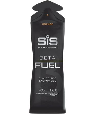 Science in Sport Beta Fuel Gels Dual Source Energy Gel Orange Flavour 40 g of Carbs Per Pack 60 ml Pack (6 Pack) - Buy Online on GoSupps.com