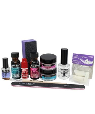 Mia Secret Acrylic Nail Kit/set For beginners - Nails Kit With Pink Acrylic Powder and Clear Acrylic Powder With Everything - Starter Kit de Uas Acrilicas Mia Secret - Kit de Uas Mia Secret Completo - Buy Online on GoSupps.com