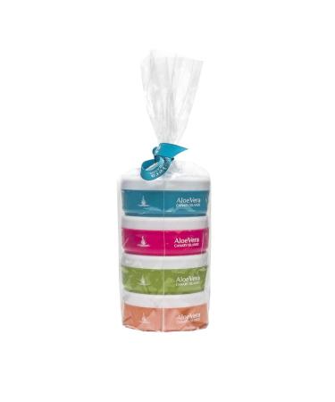 Aloe Excellence Pack - 100% Natural Aloe Vera Creams for Body & Face | Nutrient-Rich Repairing Revitalizing | 4 Pieces 50 ml | Made in the Canary Islands - Buy Online on GoSupps.com