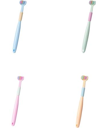 Three-Page Sensory Toothbrush for Children - Soft Bristles Travel-Friendly Full Gum Care (Blue) - Buy Online on GoSupps.com