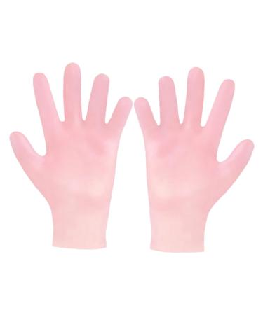 minkissy 1 Pair moisturizing moisturizing Gloves Dry Hands moisturizing Hand Gloves whitening Hand Soft exfoliating Hand Gloves Miss Repair Anti-Crack Water Proof Dry Rough Skin Glove 21x13cm