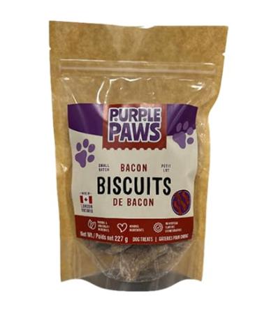 Purple Paws Bacon Flavourd Dog Biscuits