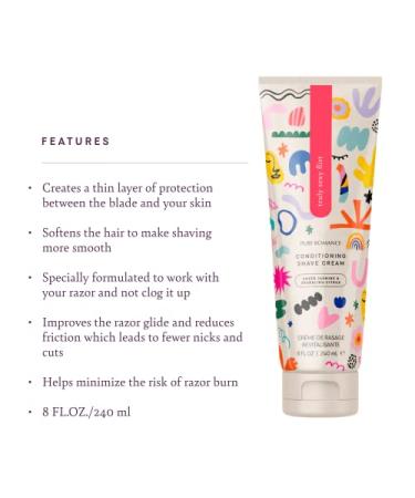 Pure Romance Coochy Cream - Conditioning Scented Shave Cream for Smooth Bikini Area, Legs, and Underarms - Buy Online on GoSupps.com