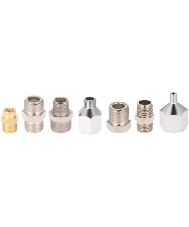 7pcs Professional Airbrush Adaptor Kit for Air Compressor & Hose - Buy Online on GoSupps.com