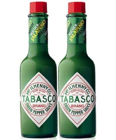 Tabasco Mild Green Pepper 57ml - Pack of 2