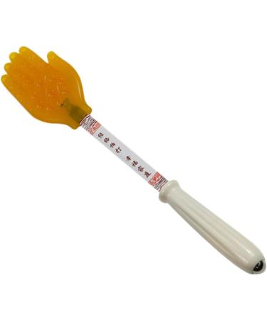 Healeved 2-Piece Face Massage Tools | Facial Roller & Cleaning Device | Muscle Roller Stick - White & Orange - 34x6cm - International Shipping Available - Buy Online on GoSupps.com
