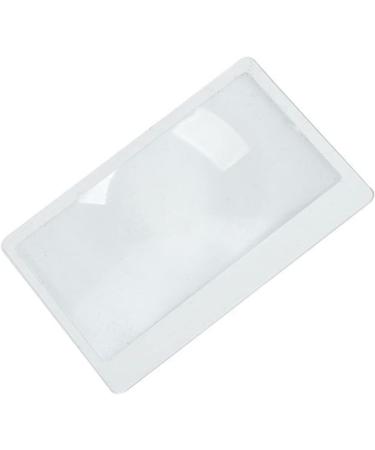 Portable Pocket Wallet Credit Card Sized Glass 3X Fresnel- Reading Magnifier Lens Birthday Parents - Buy Online on GoSupps.com