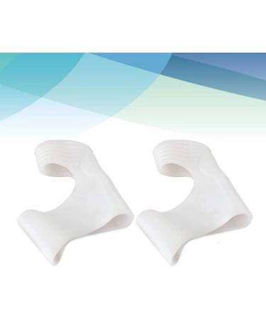 EXCEART Bunion Straightener & Splints 2 Pairs Gel Separator Pads for Pain Relief | White Yoga Orthopedic Brace - Buy Online on GoSupps.com