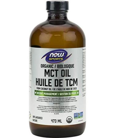 NOW Sports Organic Coconut MCT Oil 473 ml
