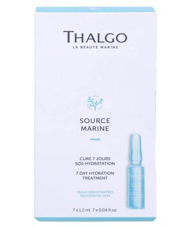 THALGO Source Marine Hydrating 7-Day Treatment | Absolute Hydra-Marine Concentrate SOS with Hyaluronic Acid - 7x1.2ml - International Shipping - Buy Online on GoSupps.com