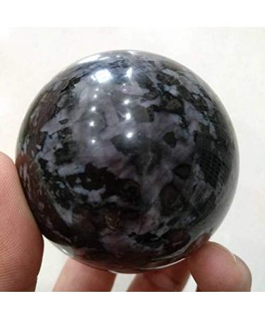 SDWGLD Healing Aura Crystal Gabbro Polished Sphere - 55-60mm Natural Stone from Madagascar | Calcium Plagioclase - Buy Online on GoSupps.com