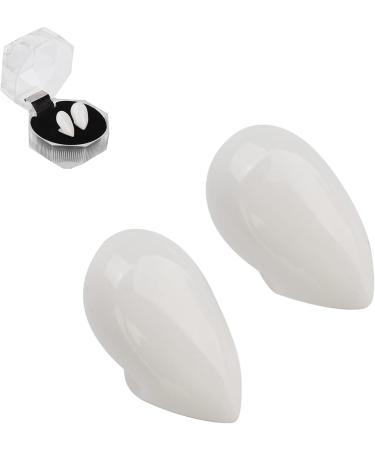 Verdant Touch Vampire Fangs - Resin Halloween Teeth | 13mm Cosplay Props & Party Essentials - Buy Online on GoSupps.com