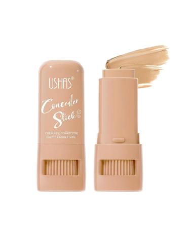 Concealer Stick 2 Pack Concealer Conceal And Contour Face Makeup For All Skin Types Longwear Cream Concealer Stick Highlights Moisturizes Natural Full Coverage (03 * 2) 03*2