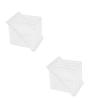Uonlytech 2pcs Tools Vegetable Cucumber Molds for Yard Fruit Pumpkin Square Watermelon Stereotypes 15x15cmx2pcs Transparentx2pcs