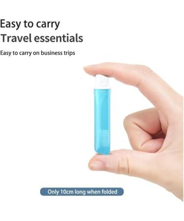 Portable Foldable Travel Toothbrush for Camping - Compact Gray Toothbrush for Adults - Buy Online on GoSupps.com