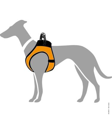 HUNTER HILO COMFORT Harness for Small Dogs - Orange Mesh with Reflective Elements Size M | International Shipping Available - Buy Online on GoSupps.com