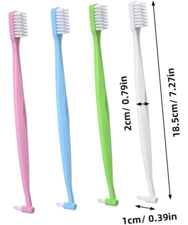 Beaupretty Double-Sided Travel Toothbrush - Set of 4 | Household & Travel Essential - Buy Online on GoSupps.com