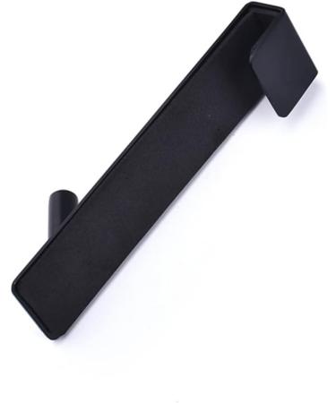 SOESFOUFU 2pcs Bathroom Door Hook Over The Door Coat Rack Holder Black Hangers Towel Hanger Stainless Steel 17.80X4.00X3.00CM Black - Buy Online on GoSupps.com