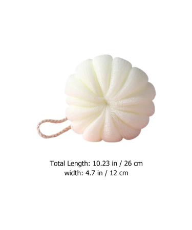 FRCOLOR 4Pcs Shower Loofah Balls Bath Sponge Set for Women and Men - Exfoliating Mesh Pouf for Foaming Body Scrubbing - Buy Online on GoSupps.com