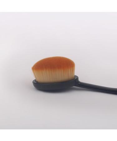 Premium Brown Foundation Makeup Brush for Flawless Application - International Shipping Available - Buy Online on GoSupps.com
