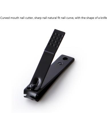 Nail Clippers Set Stainless Steel Fingernail Clippers Ultra Sharp Sturdy Nail Cutter with Nail File Used Men and Women (Color : Gold) Black gold - Buy Online on GoSupps.com