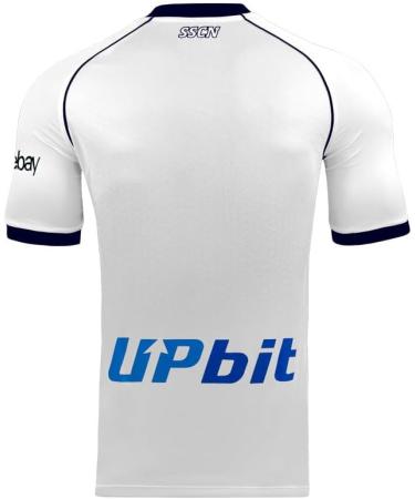 SSC Napoli Men's Away Jersey T-Shirt XXL White | Official Merchandise | International Shipping - Buy Online on GoSupps.com