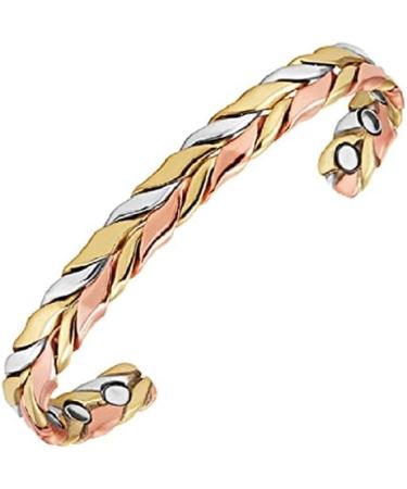 Magnetic Copper Bracelet with Sheerazade Magnet - Arthritis & Pain Relief Therapy for Women - Energy Boost & Magnetic Field Benefits - Buy Online on GoSupps.com