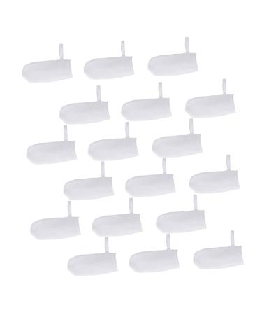 Kombiuda 1 set 18 pieces gauze-fingerlings baby finger toothbrush mouths from baby cunt cleaning milk cleaning tool toddler milk disposable white massage device