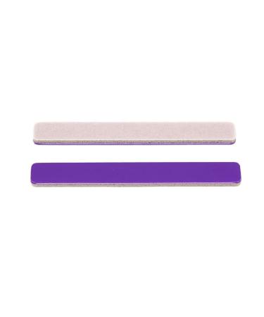 Soft Touch Baby Sand Turtle Nail File Block  Purple 220 Grit Super Fine  5   Inch - 5 Piece