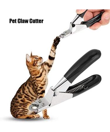 FDIT PET Nail Scissors for Dogs & Cats - Claw Clamps & Cutting Tool for Pet Grooming (Black) - Buy Online on GoSupps.com